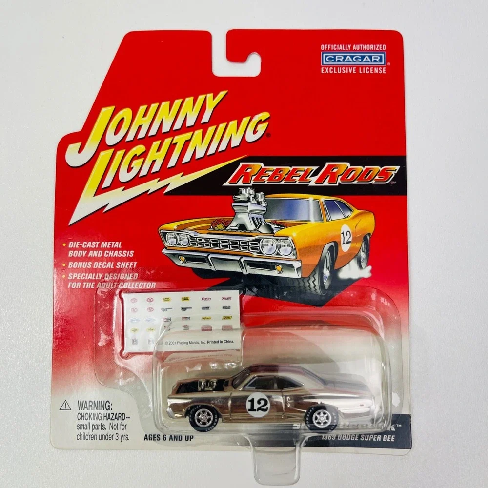 2002 Johnny Lightning CHROME SUPER BEETNIK 1969 DODGE SUPER BEE Rebel Rods 1/64